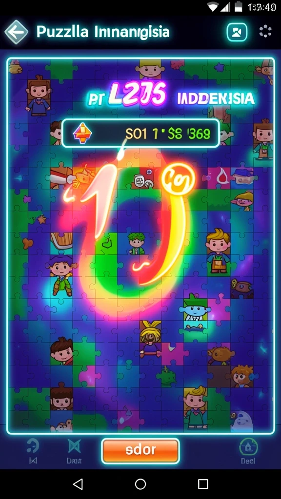 Visual menawan dari dunia game yang penuh warna.
