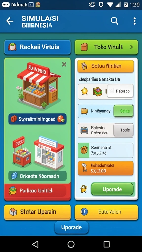 Tampilan antarmuka aplikasi yang menarik dan mudah dinavigasi.
