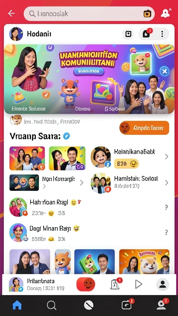 Pemandangan dunia ajaib yang sangat memukau.