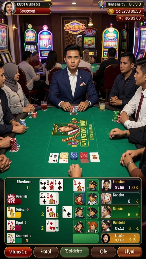 Menunjukkan karakter unik dalam game yang bisa dimainkan.