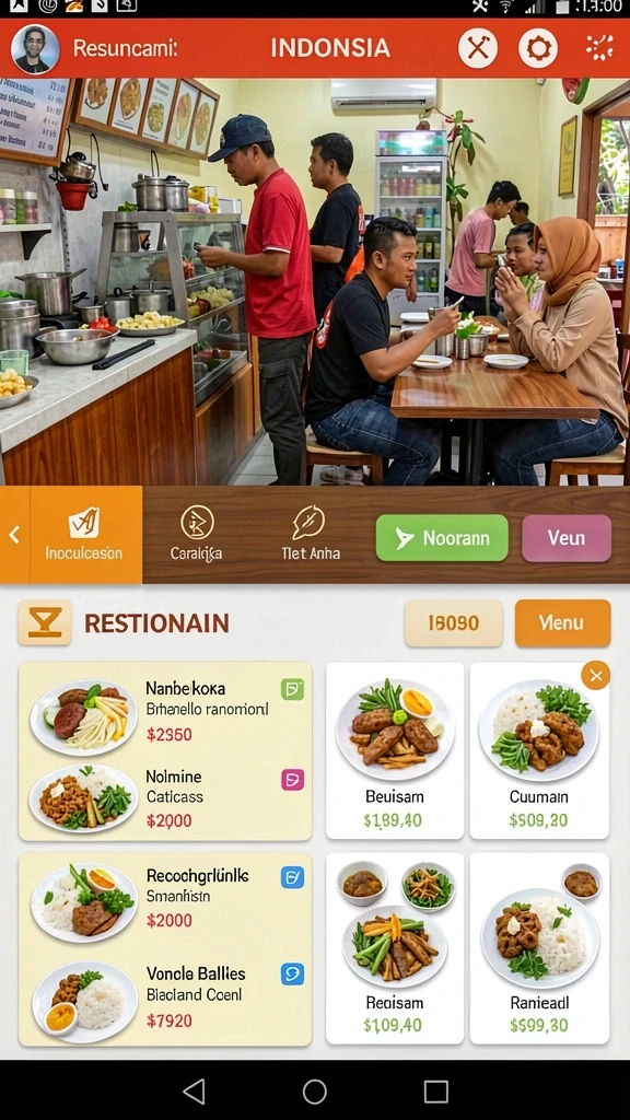 Antarmuka pengguna yang intuitif dan mudah digunakan.