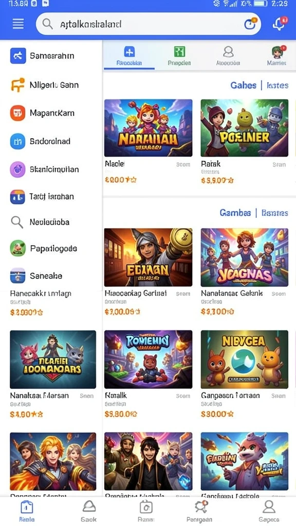 Screenshot menampilkan gameplay seru di level menantang.