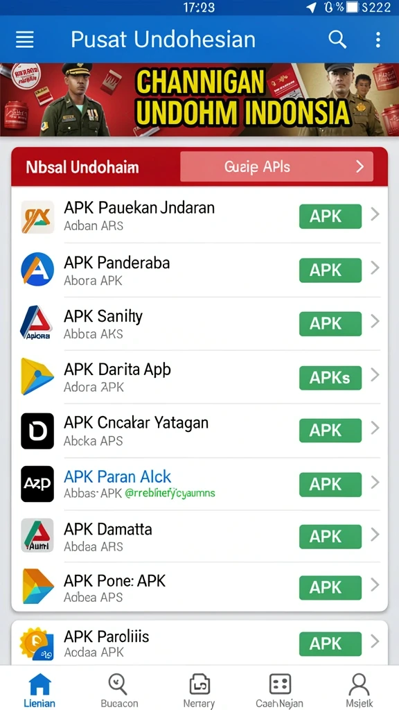 Tampilan antarmuka yang modern dan menarik.