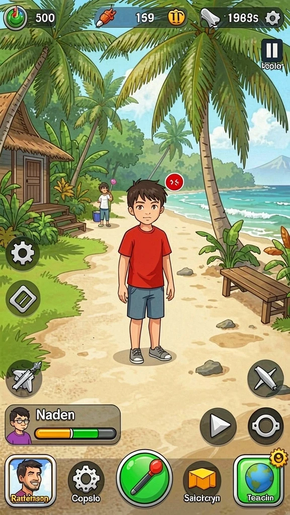 Karakter unik yang bisa Anda unlock sepanjang permainan.