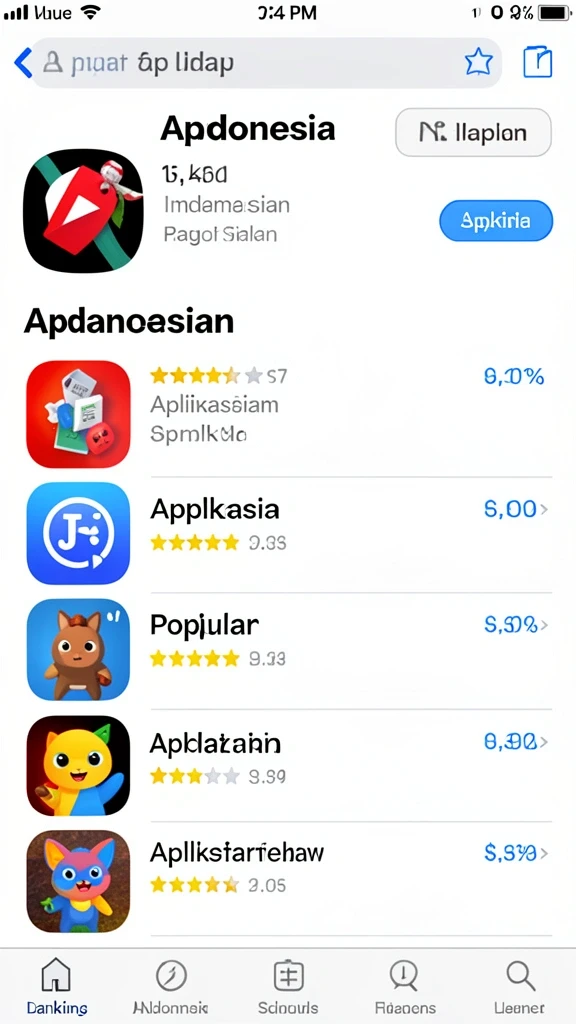 Tampilan awal game dengan karakter menarik.