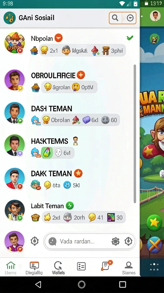Gambaran gameplay saat pemain bertanding di arena multiplayer.