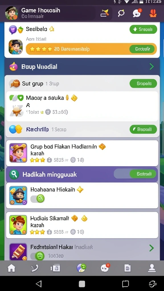 Tampilan antarmuka utama GACORFUN yang menarik.