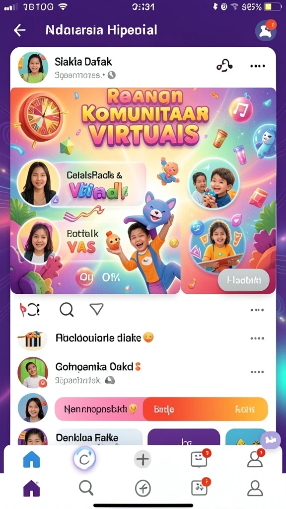 Tampilan antarmuka pengguna yang ramah dan intuitif.