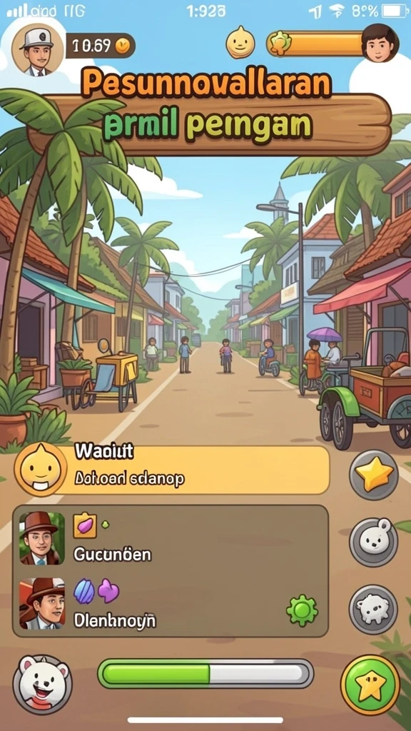 Mode Pelatihan untuk meningkatkan keterampilan pemain.