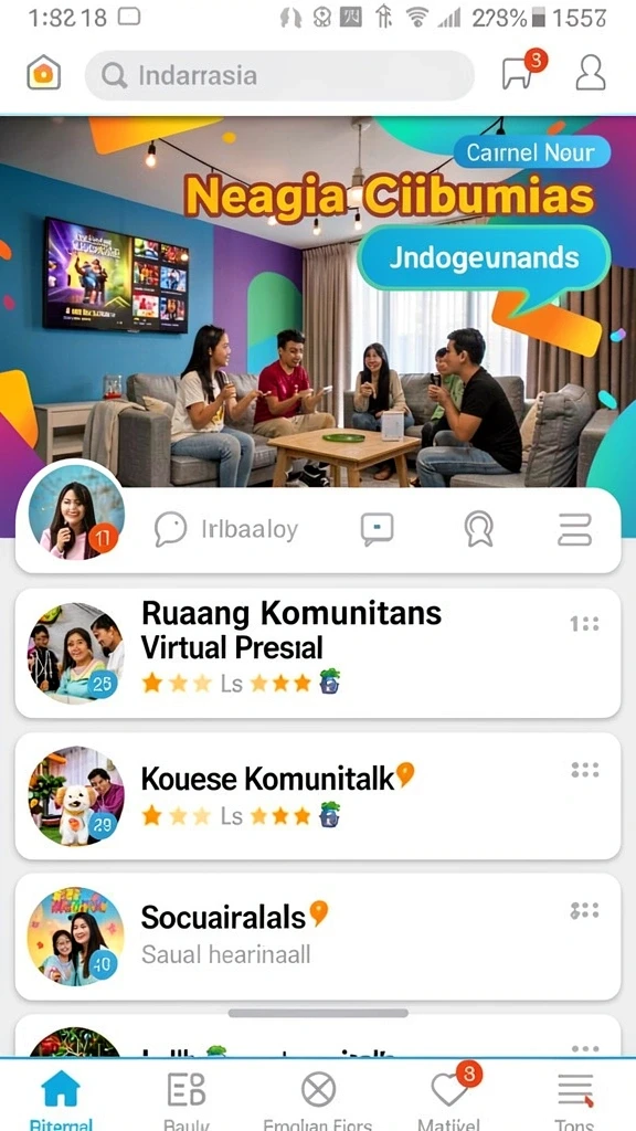 Tampilan antarmuka yang menarik dan mudah digunakan.