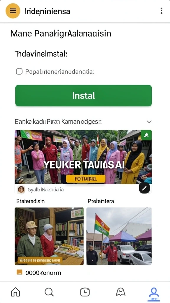 Tampilan antarmuka yang menarik dan user-friendly.