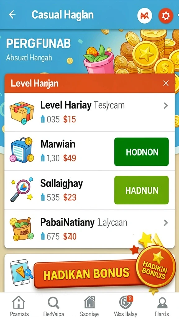 Banyak pilihan tema permainan slot yang menghibur.