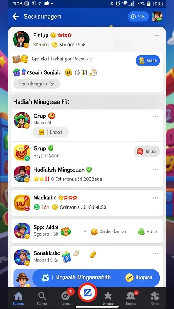 Tampilan awal yang menawan dan penuh warna.