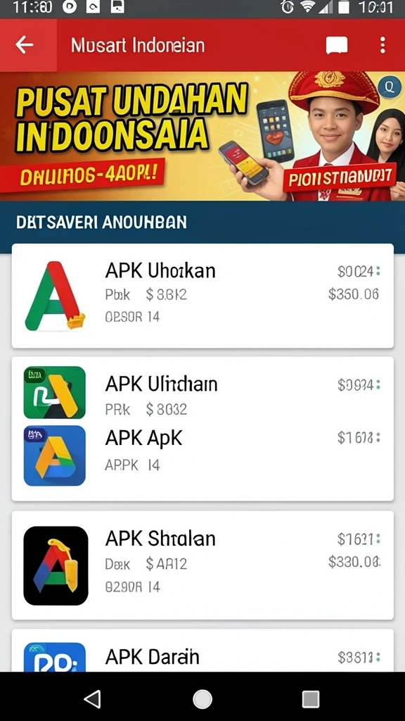 Berbagai karakter unik yang bisa dipilih.
