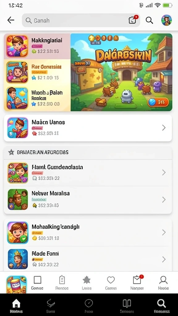Tampilan antarmuka yang user-friendly dan menarik.