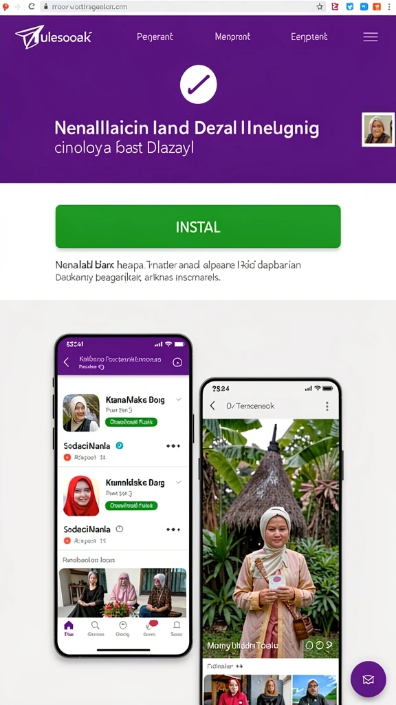 Tampilan antarmuka pengguna yang intuitif.