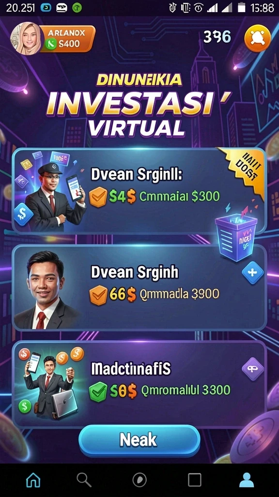 Fitur bonus harian yang membuat permainan semakin seru.