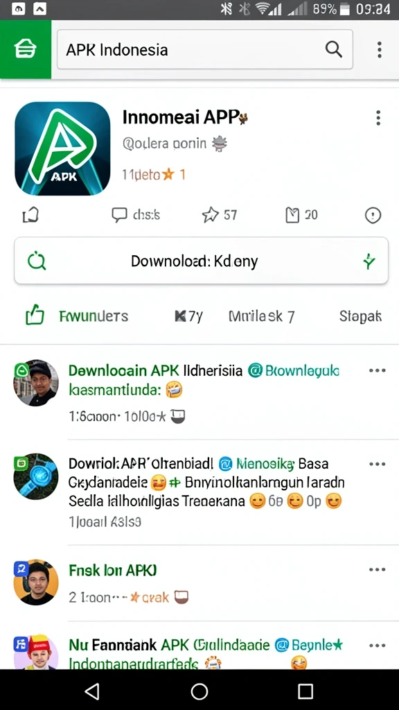 Tampilan antarmuka aplikasi yang menarik.
