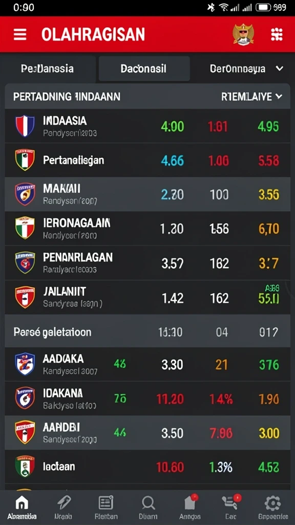 Tampilan awal yang penuh warna dan menarik.