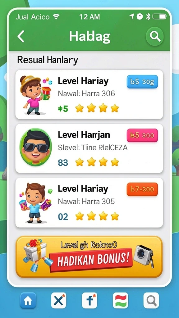 Screenshot menampilkan karakter baru yang menarik.