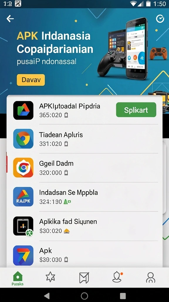 Gambaran antarmuka permainan yang ramah pengguna.