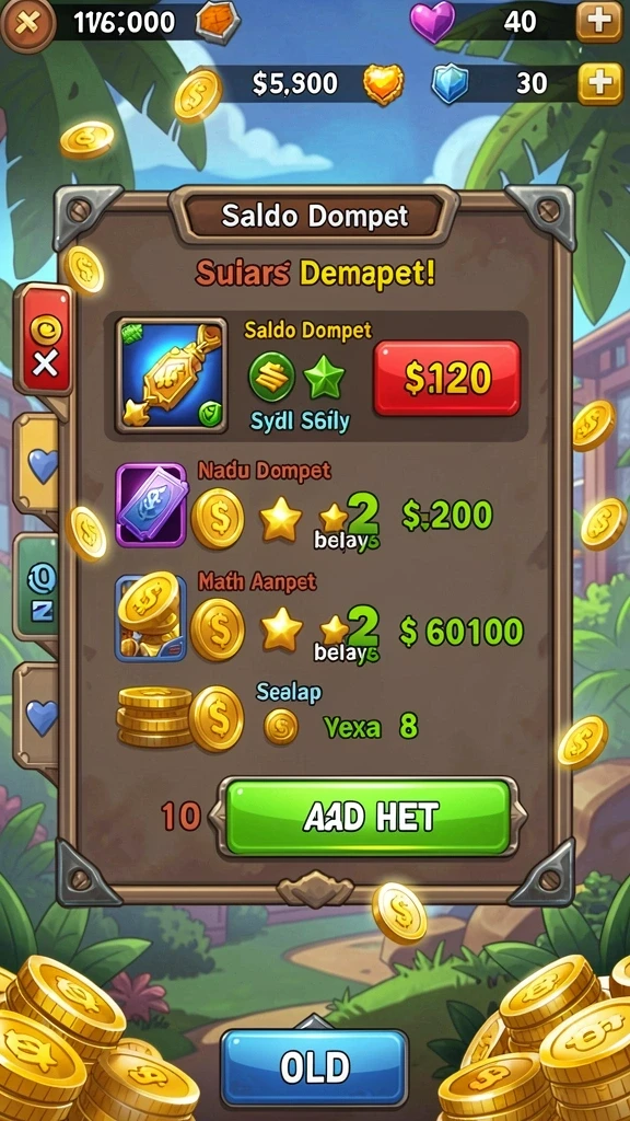 Rintangan menantang yang harus diatasi dalam game.