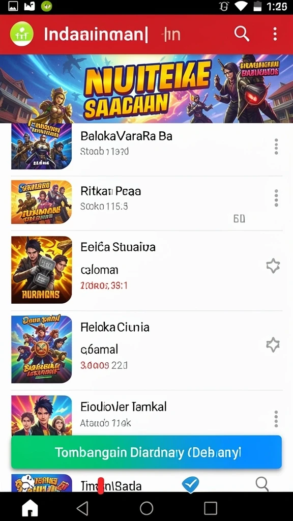 Tampilan antarmuka yang user-friendly dan menarik.