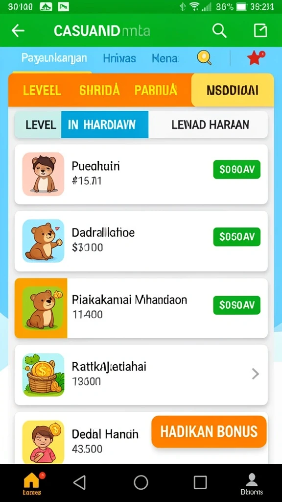 Misi harian yang mengasyikkan.