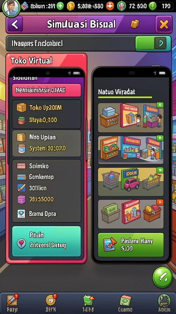 Karakter unik dan beragam untuk dipilih.