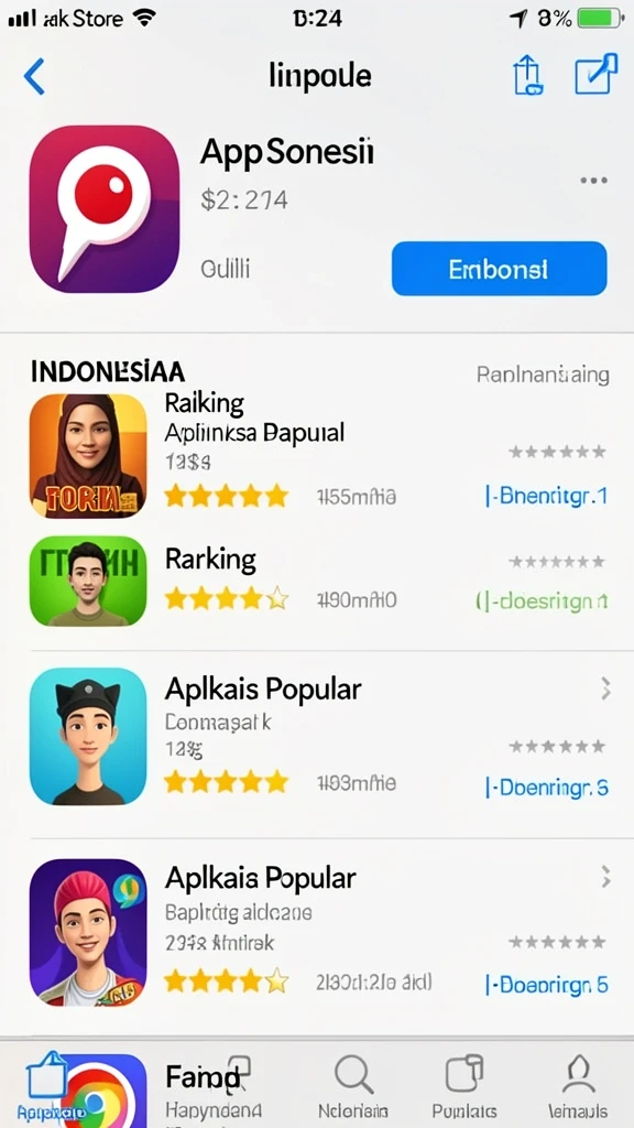 Tampilan antarmuka yang menarik dan mudah dinavigasi.