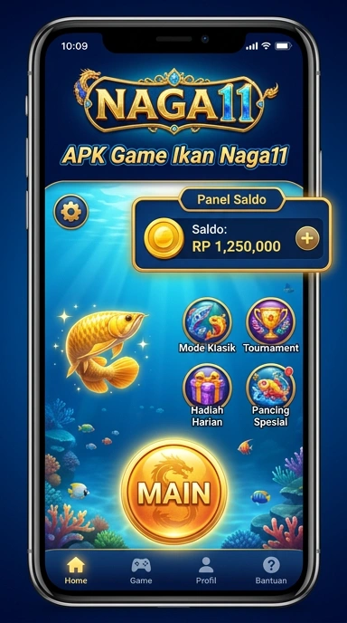 naga11 — layar beranda